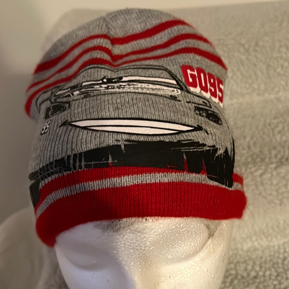 Disney Pixar Car Winter Hat one size color grey red black